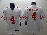 Nike 49ers 4 Nick Mullens White Vapor Untouchable Limited Jersey,baseball caps,new era cap wholesale,wholesale hats